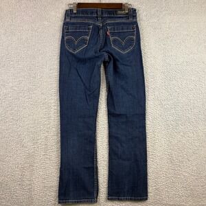 Levis Jeans Womens 8M 29x30 Blue 529 Curvy Bootcut Stretch Denim Casual Classic